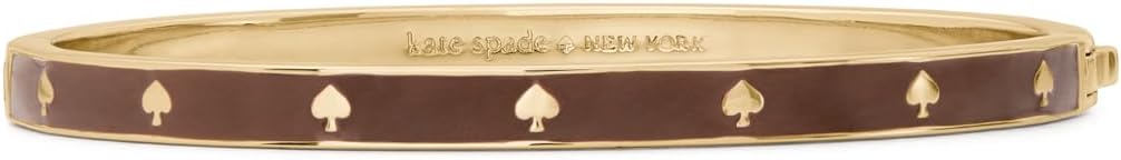 kate spade new york womens Spot The Spade Thin Enamel Hinged Bangle