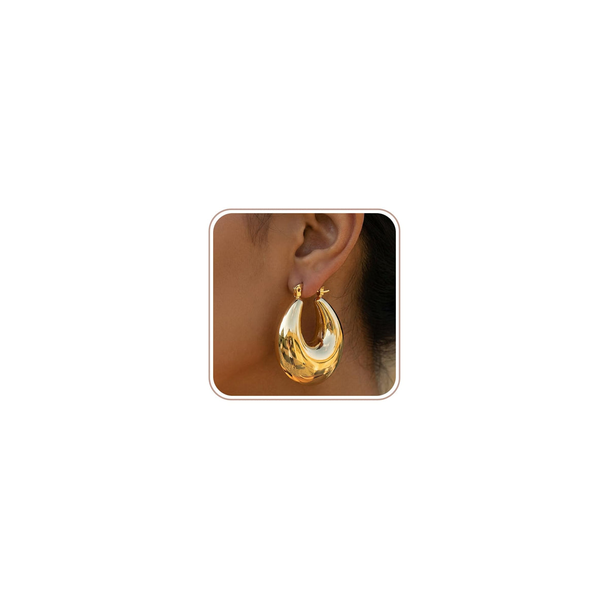 4 Pair Small Gold Hoop Earrings for Women Sensitive Ears - Hypoallergenic 14k Real Gold Plated Hoops Zirconia Cartilage Huggie Earrings Set Helix Piercing Earring Gold Jewelry for Women Gift