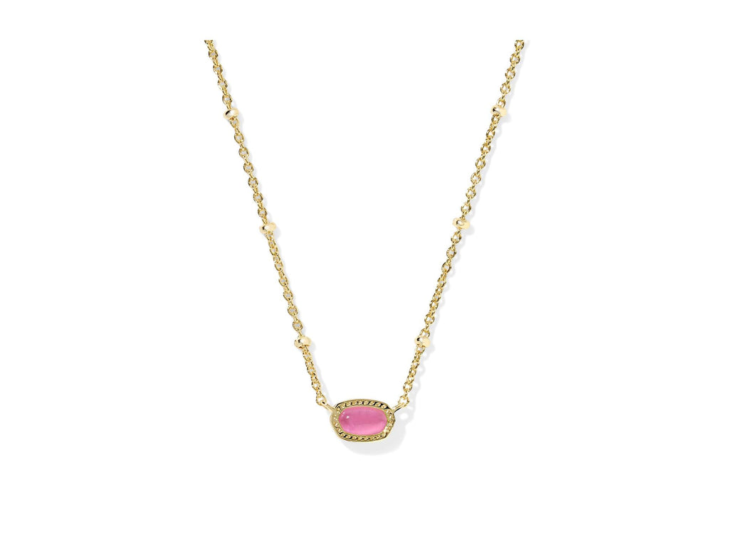 Kendra Scott Mini Elisa 14k Gold-Plated Satellite Short Pendant Necklace, Fashion Jewelry for Women