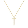 M MOOHAM Cross Necklace for Women Girls, Dainty 14K Gold Plated Cross Pendant Necklace Sideways Cross Choker Layered Necklaces for Women Girls