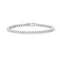 PAVOI 14K Gold Plated 2mm Cubic Zirconia Honeycomb Tennis Bracelet | Gold Bracelet for Women | Gold Bracelets with 2mm Honeycomb Cubic Zirconia, Size 6.5-7.5 Inch