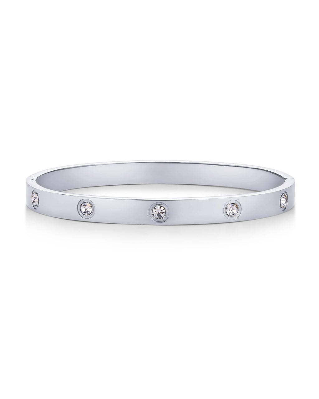PAVOI Waterproof Bracelet for Women, 14K Gold Plated Bangle Cubic Zirconia | CZ Hinge Bracelet Stack, Stainless Steel Summer Jewelry Gifts