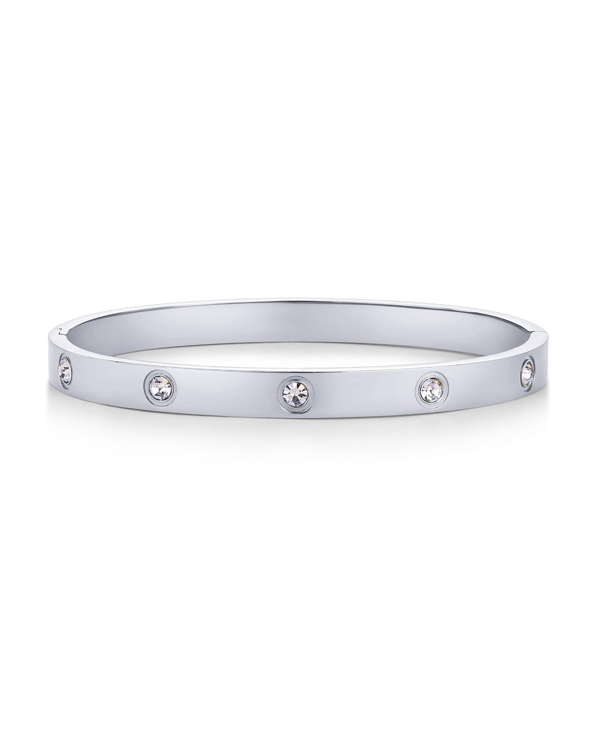 PAVOI Waterproof Bracelet for Women, 14K Gold Plated Bangle Cubic Zirconia | CZ Hinge Bracelet Stack, Stainless Steel Summer Jewelry Gifts