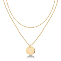 PAVOI 14K Gold Plated Layering Necklaces for Women, Cute Motif Pendants | Layered Chain Necklaces with Butterfly, Heart, Lock, Coin, Lightning Bolt Pendants