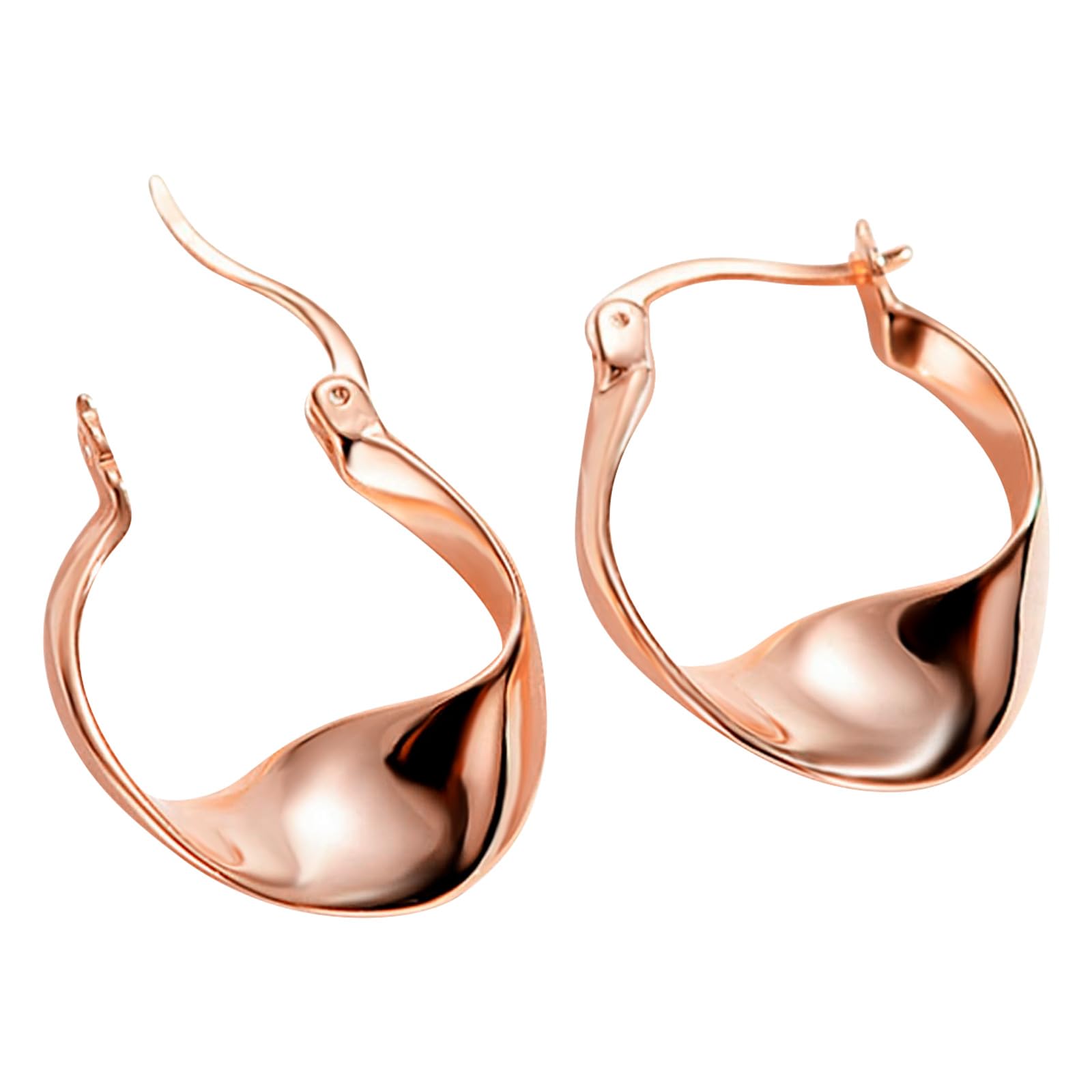 925 Sterling Silver Earrings Silver Hoop Earrings for Women Small Huggie Hoops, Lightweight Chunky Hoops, Hypoallergenic Nickel-Free Elegant Everyday Jewelry, Dainty Silver Earrings for Gifts