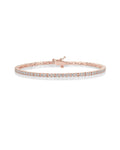 PAVOI Tennis Bracelet for Women, 14K Gold Plated 2mm Cubic Zirconia | Gold Bracelets for Women, Classic Tennis Bracelet, Cubic Zirconia Bracelet
