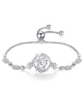FANCIME Tree of life Birthstone Bracelet Sterling Silver Jewelry for Women