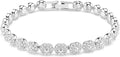 Swarovski Una Angelic Bracelet with White Crystals on a Rhodium Plated Setting