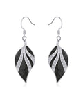 Leaf Dangle Earrings for Women Enamel Boho Teardrop Dangling Bohemian Tropical Earrings Plant Jewelry for Vacation