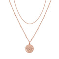 PAVOI 14K Gold Plated Celestial Pendant Layering Necklaces for Women | Engraved Celestial Pendants with Cubic Zirconia, Layering Chain Necklaces
