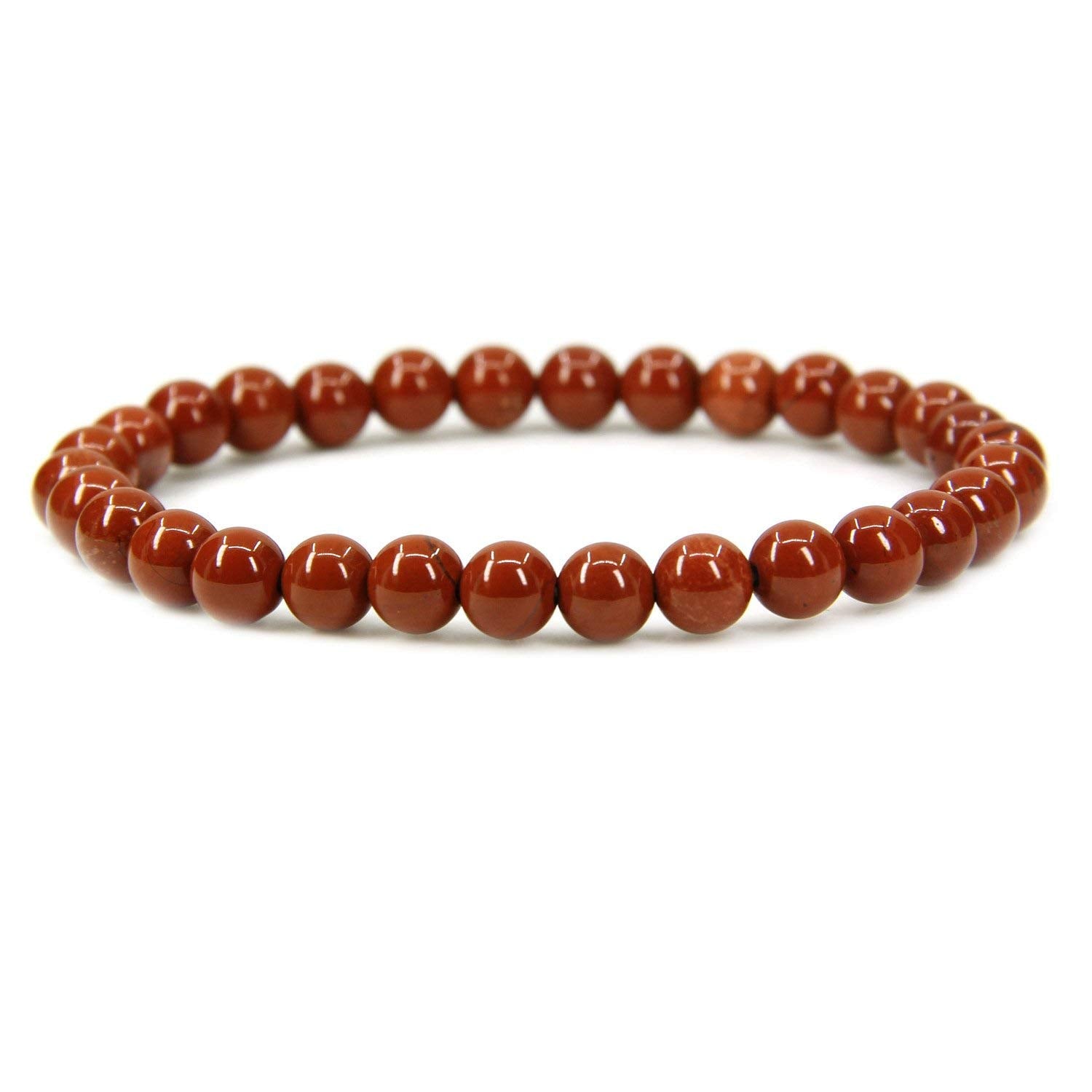 Angelstones Gemstones 6mm Round Beads Healing Crystal Bracelet for women | Natural Gemstone, Handmade Gifts for Women, Healing Crystal Round Beaded Stretch Bracelets, Unisex Jewelry for Women and Men
