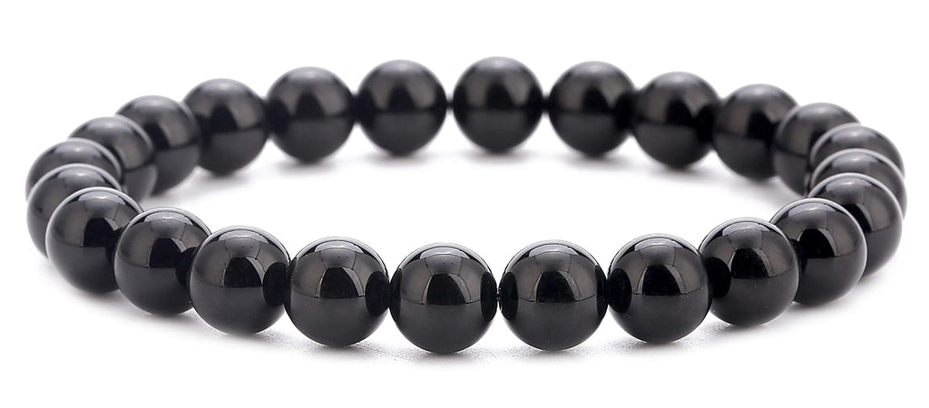 Men Women 8mm Natural Stone Lava Rock Diffuser Bracelet