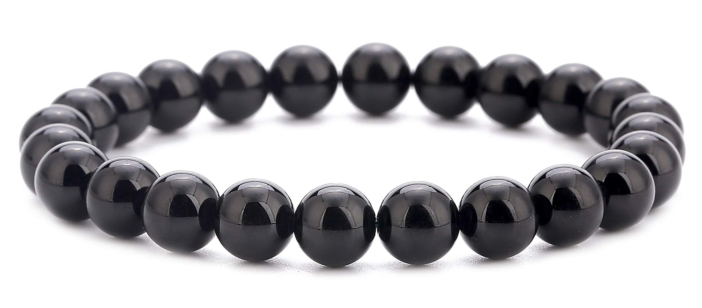 Men Women 8mm Natural Stone Lava Rock Diffuser Bracelet