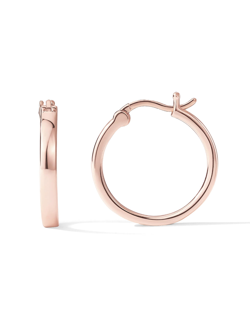 PAVOI Gold Hoop Earrings for Women, 14K Gold Plated Lightweight Hoops | Silver Hoop Earrings for Women, Gold Hoops, Hoop Earrings for Women, 925 Sterling Silver Posts