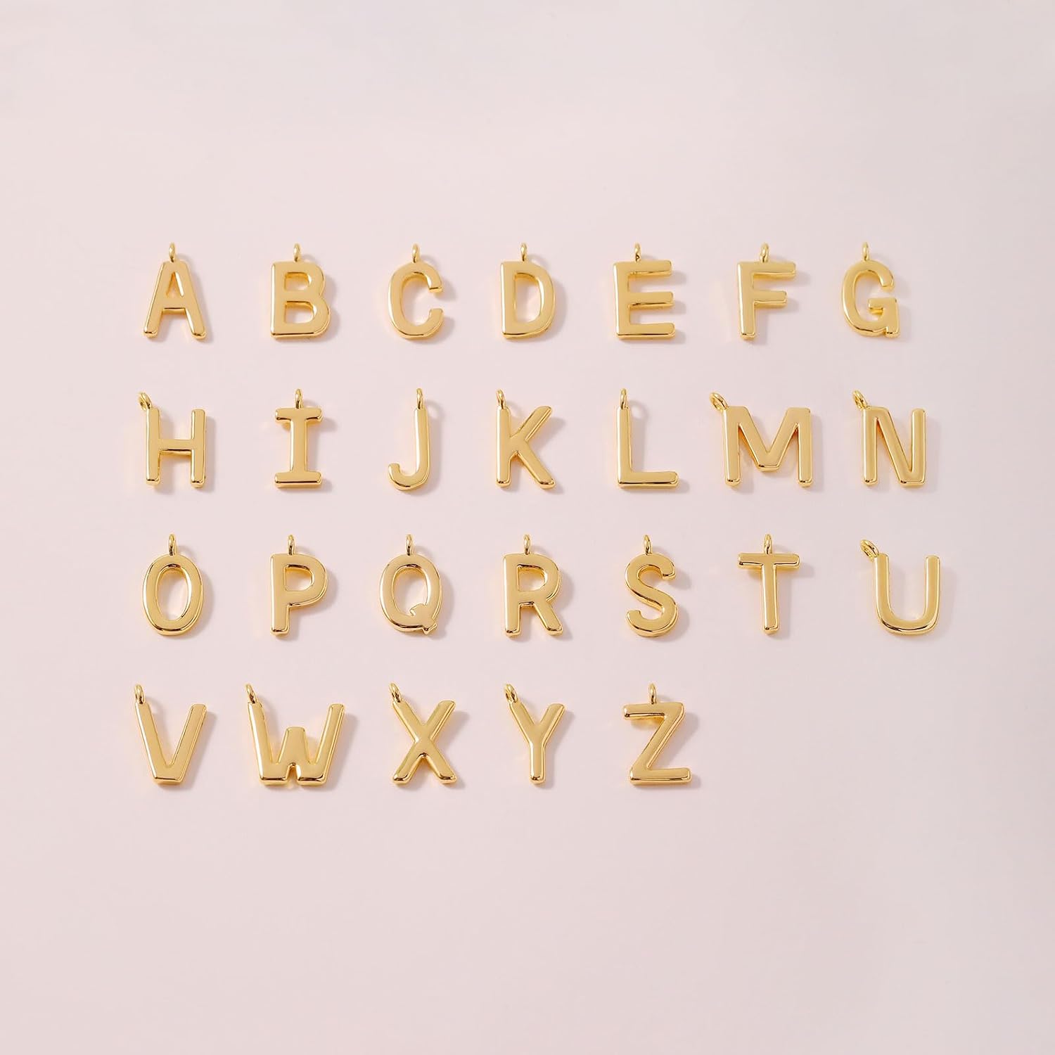 HANLI Initial Necklaces for Women - 14k Gold Plated Dainty Letter Necklace Alphabet A-Z Necklace Personalized Monogram Name Necklaces for Women Jewelry Gifts for Her