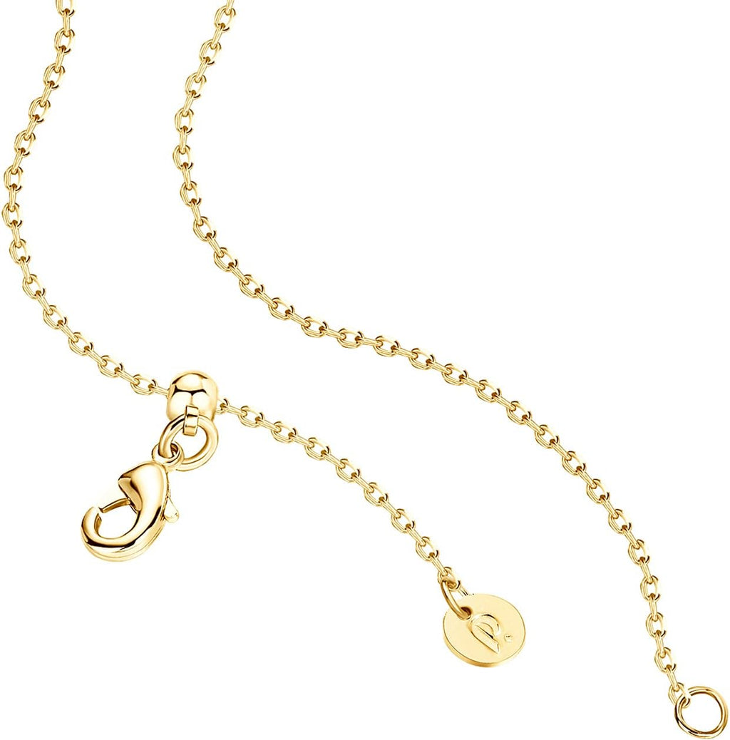 PAVOI 14K Gold Plated Heart Necklaces for Women, Cubic Zirconia Pendant | Cute Dainty Heart Pendants with Cubic Zirconia, Love Jewelry Gifts