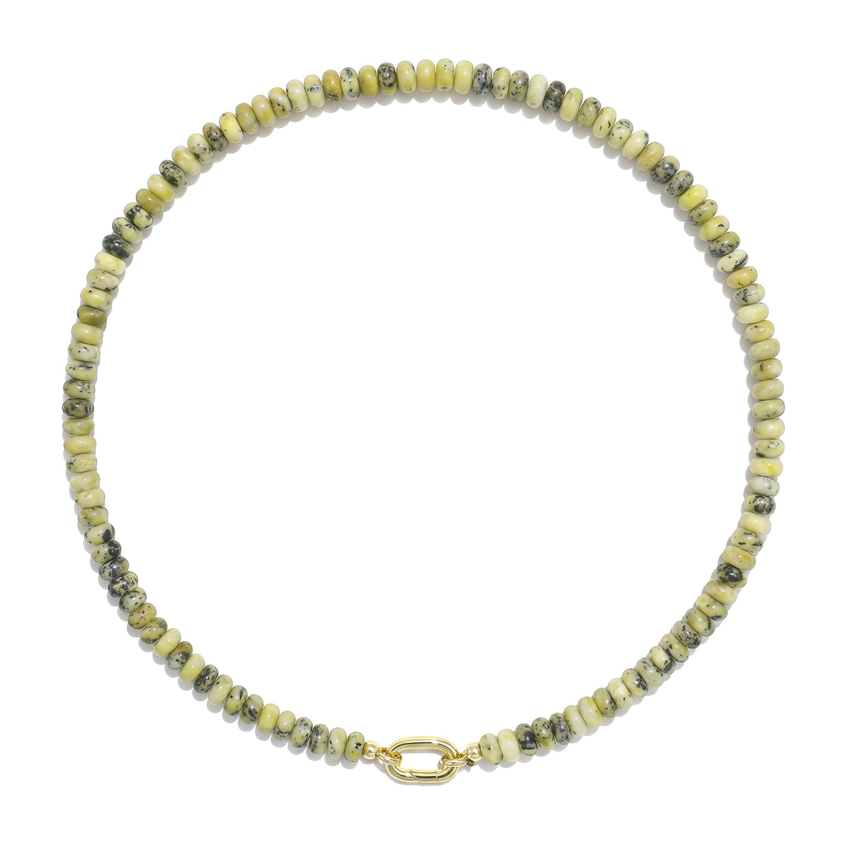 CONRAN KREMIX Colorful Stone Beaded Necklace for Women,Natural Gemstone Bead Choker Necklaces Boho Summer Beach Layering Necklace Jewelry Gift for Women