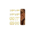 Gold Earrings for Women Flat Back Earrings Hypoallergenic Earring Stacks | 14K Gold Plated Surgical Stainless Steel Earring Set Chain Cartilage Earrings - Helix Piercing Jewelry for Women Trendy Gold