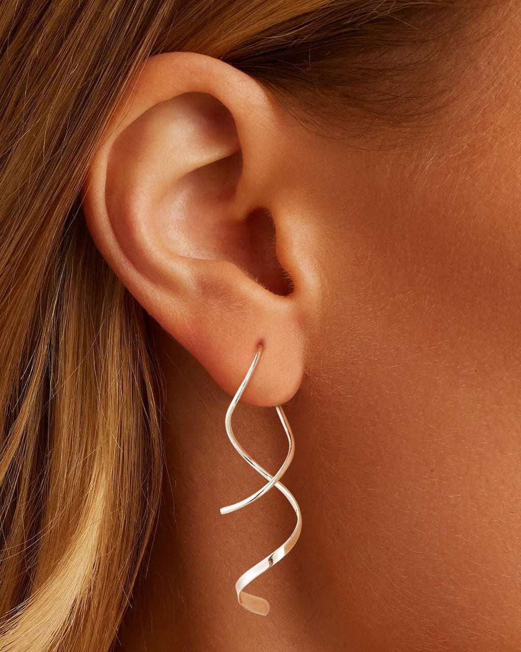 14K Gold/Sterling Silver Plated Dangle Earrings Dainty Hypoallergenic Jewelry, Trendy Lightweight Accessories for Women Valentines Mother's Day Birthday Thanksgiving Day Gifts