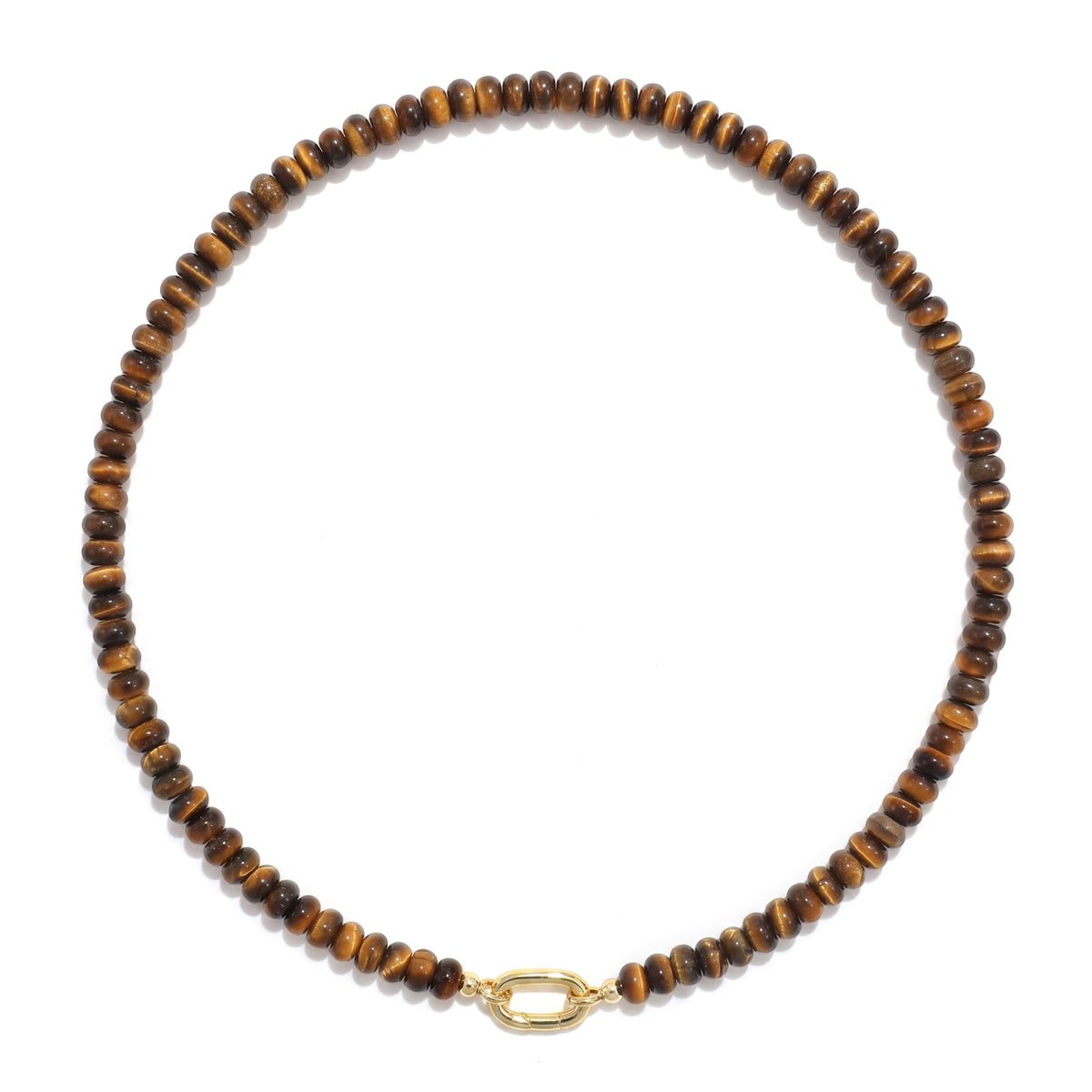 CONRAN KREMIX Colorful Stone Beaded Necklace for Women,Natural Gemstone Bead Choker Necklaces Boho Summer Beach Layering Necklace Jewelry Gift for Women