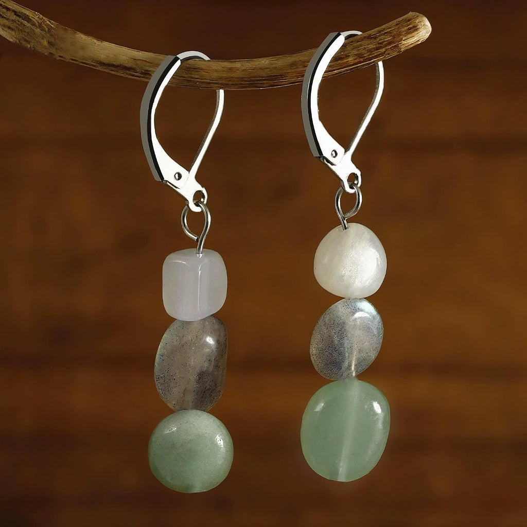 New Beginnings Crystal Earrings for Women Healing IrregularCrystal Earrings for Her Asymmetry Crystal Jewelry Gifts for Women Gift for New Beginnings