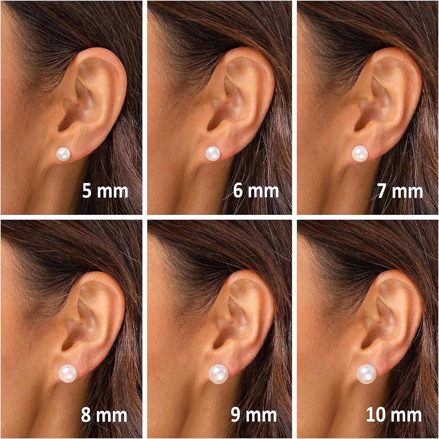 PAVOI 14K Gold Plated Freshwater Cultured Pearl Stud Earrings for Women | Hypoallergenic 925 Sterling Silver Earrings, Elegant Pearl Earrings for Brides and Bridesmaids