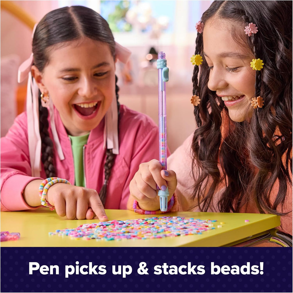 Cool Maker Stack'd Heishi Studio Bracelet Making Kit, Ages 7+ | Stack, String & Snap 15 Friendship Bracelets, Beading Pen & 1200 Beads, Easy DIY Arts & Crafts, Birthday Gifts Idea for Girls