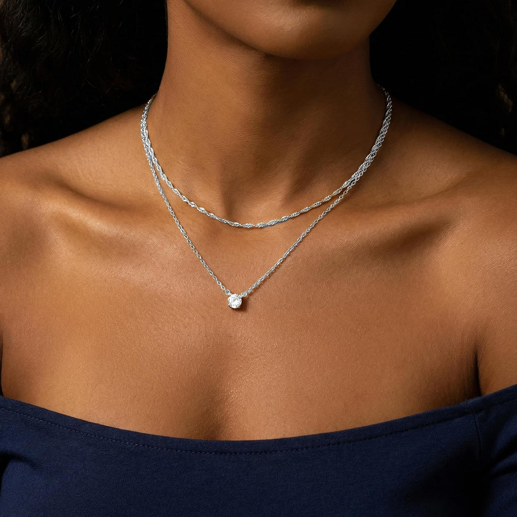 Unisex Celestial Gold Pendant Necklaces, Sun/Moon/Star/Angle Celestial Elements Unisex Choker Gold Lover Chains for Men and Women Jewelry