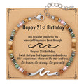 TONY & SANDY Friend Gifts for Women, Unique Birthday Gifts for Women, Sister Gift from Sister, Wave Bracelet, Christmas Stocking Stuffers for Woman Female, Bestie Friendship Bracelets