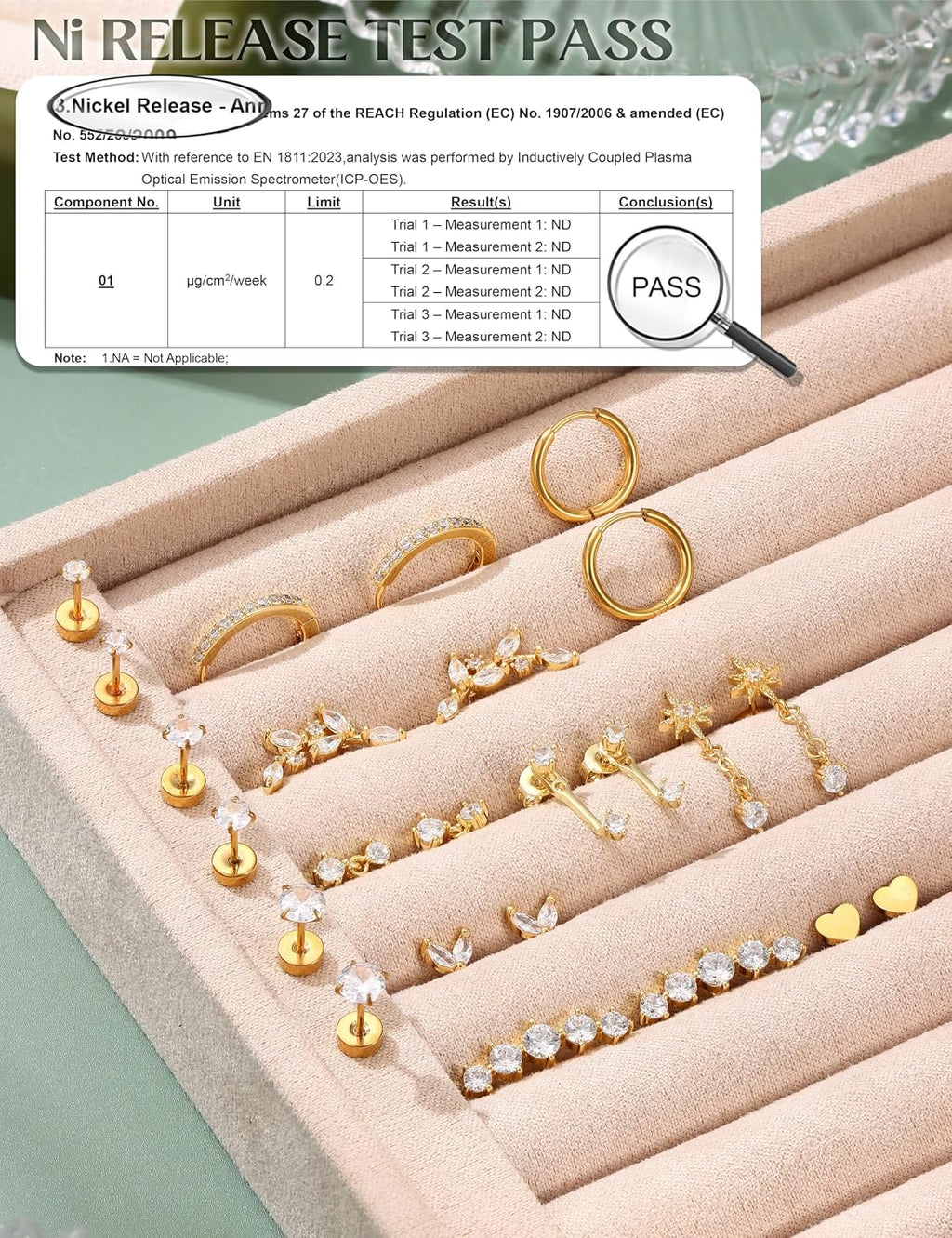LOLIAS Hypoallergenic Flat Back Earrings-Cartilage Earring Stacks-Surgical Steel Earrings for Sensitive Ears - Small Stainless Steel Flatback Stud Hoop Earring Sets for Helix Tragus Conch Daith Multiple Piercing Jewelry Trendy