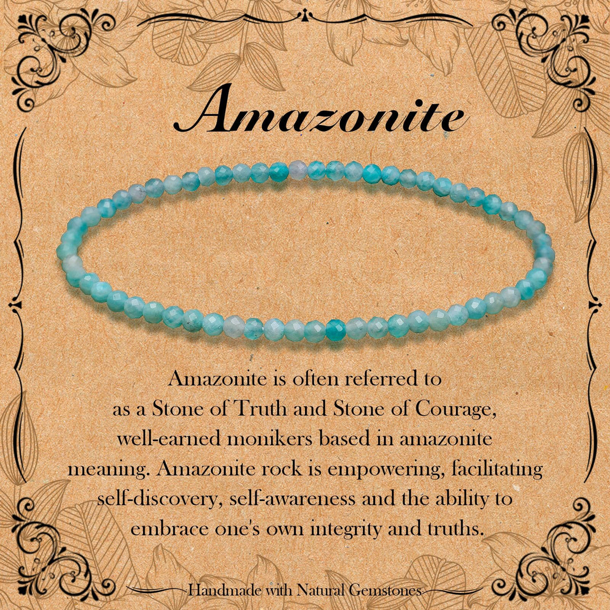 BONNY BOXX Natural Genuine Gemstone Faceted Round Beads Bracelets, 3mm Adjustable Stretchy Tiny Faceted Bracelet, Healing Crystal Reiki Chakra Dainty Jewelry Fashion Gifts
