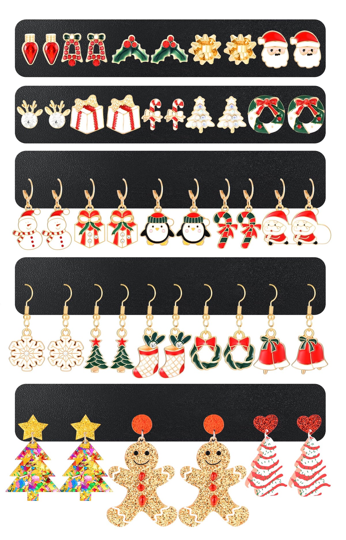 84 Pairs Gold Stud Earrings Set for Women Multipack, Fashion Pearl Cubic Zirconia Butterfly Earrings Packs Piercings, Hypoallergenic Stud Hoops Earrings for Gift
